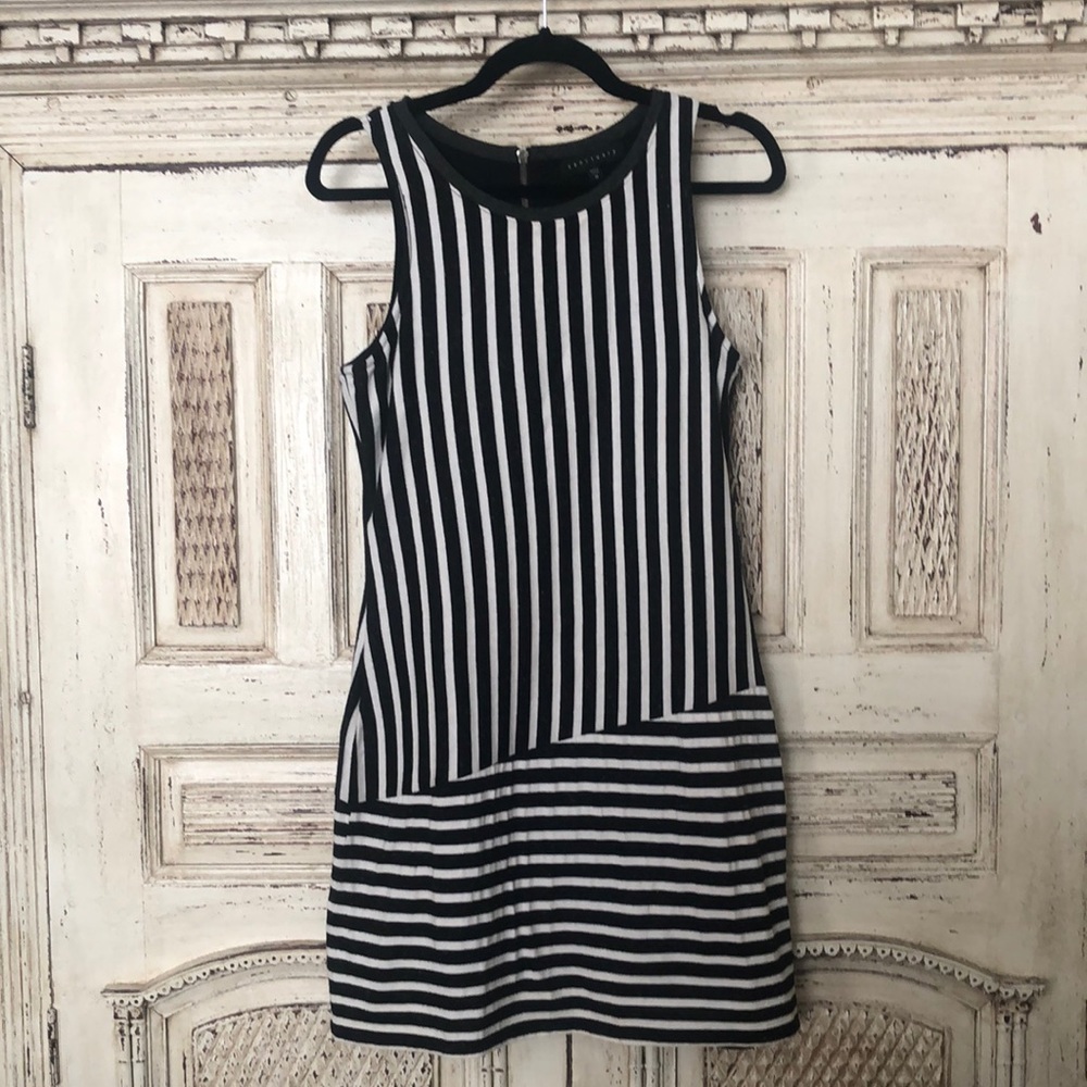 Sanctuary black & white dress